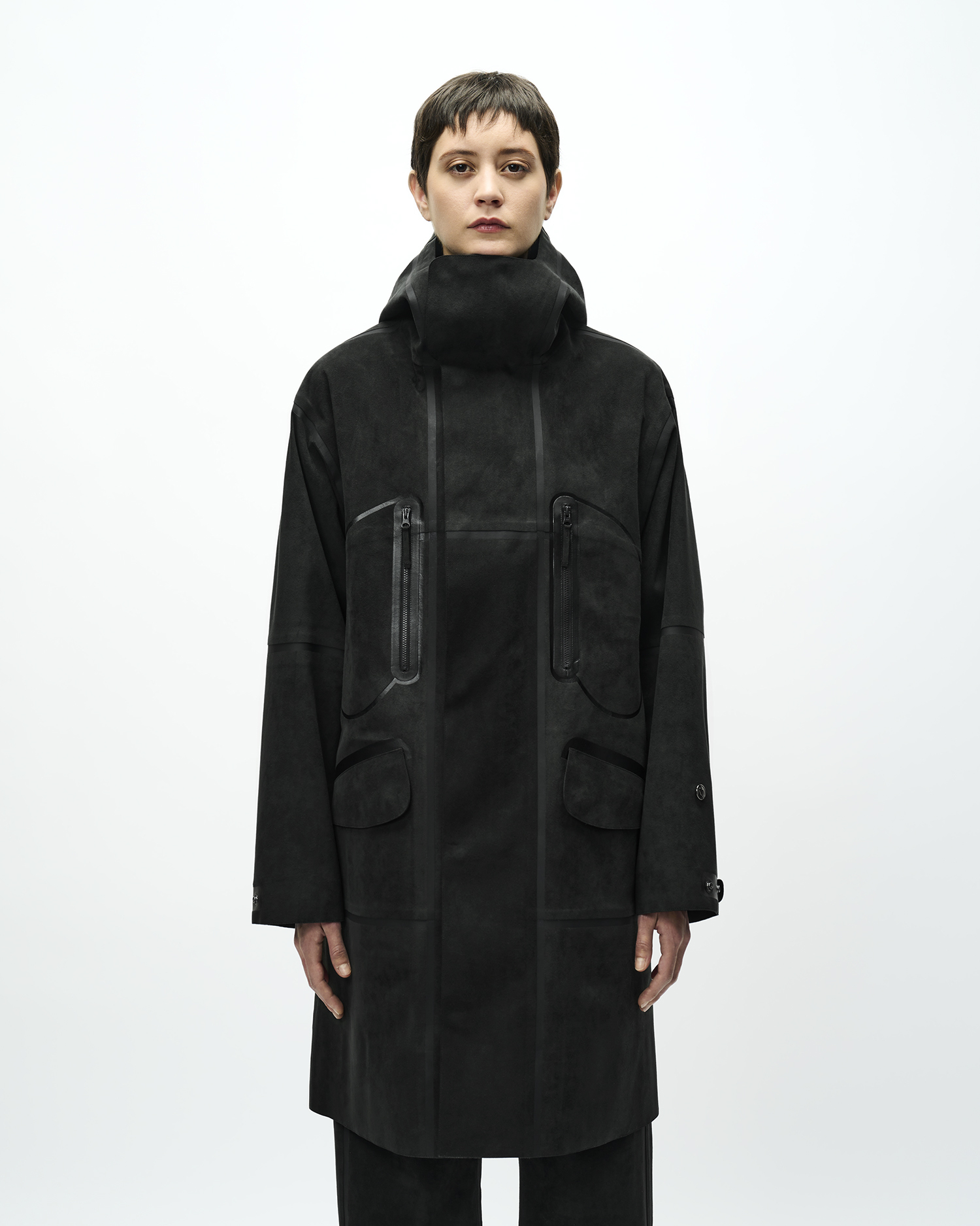 puniさま専用】Eaphi ASYMMETRY DETAIL COAT puniさま専用】Eaphi