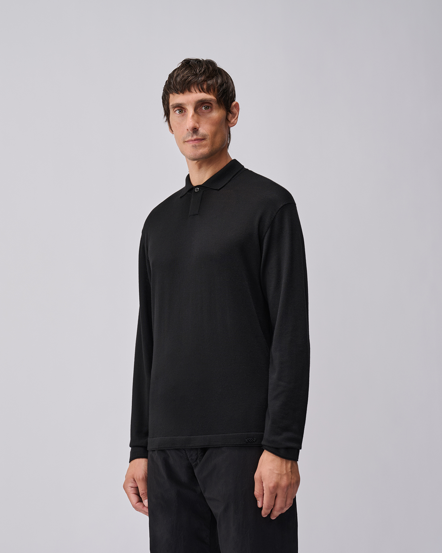 Silk Wool Polo